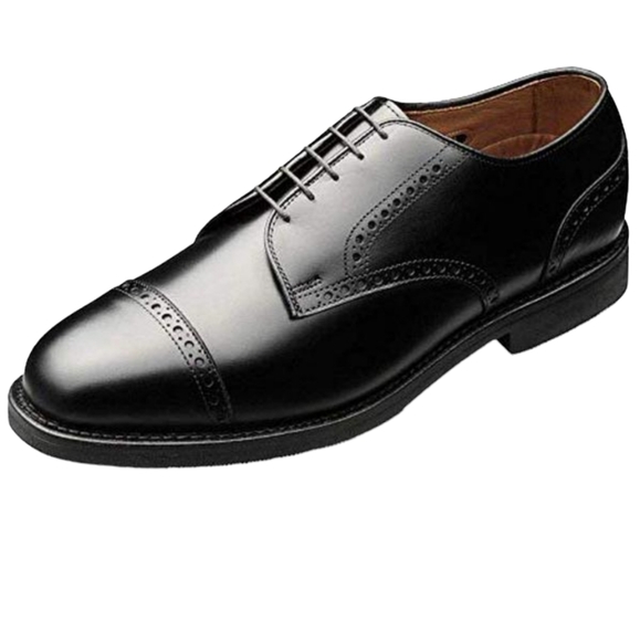 Allen Edmonds Other - NIB Allen Edmonds Benton Black Leather Cap Toe Dress Shoes 11.5 EEE Wide